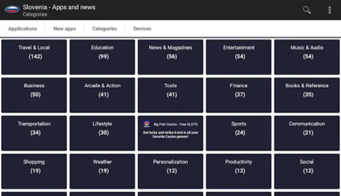 Slovenian apps and games android App screenshot 0